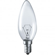 Лампа накаливания 230В 60Вт Е14 OSRAM (свеча)